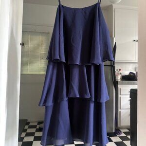 Sam Edelman Tiered Short Dress - Navy, New with Tags, Size Small